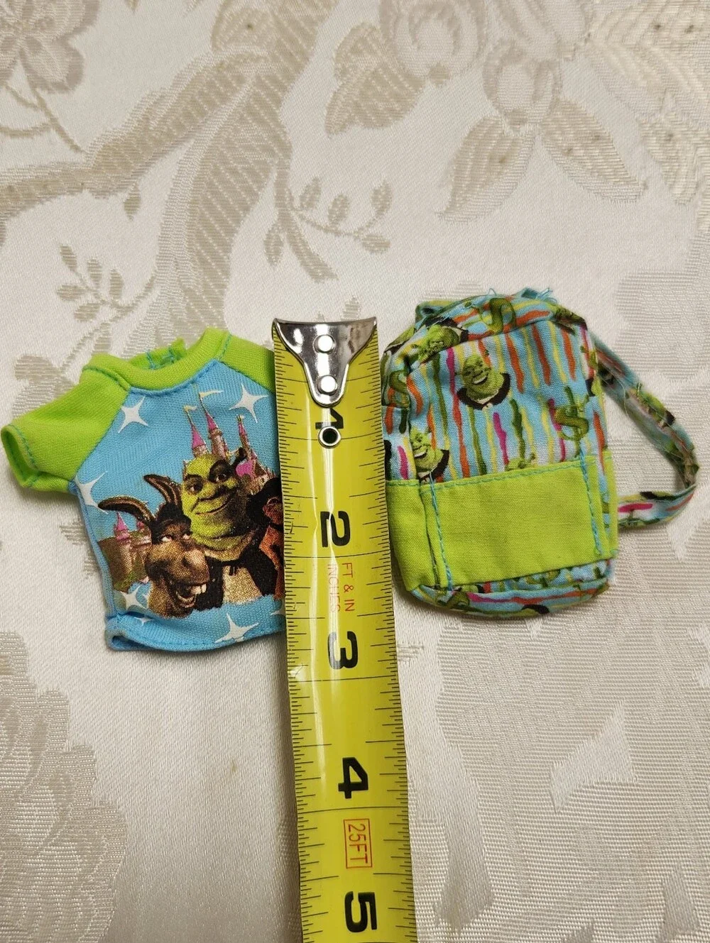 Barbie Shrek Shirt And Backpack DreamWorks 2004 Rare